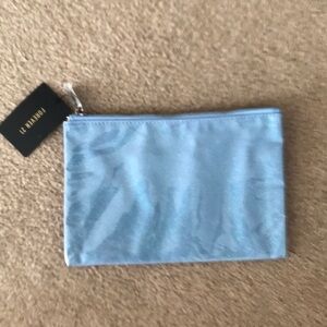 Blue cosmetic bag